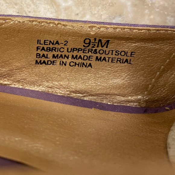 CL Ilena-2 Lavender Cork Wedge Platform Slingback Peep Toe Heels Sz 9.5 M - Picture 11 of 12